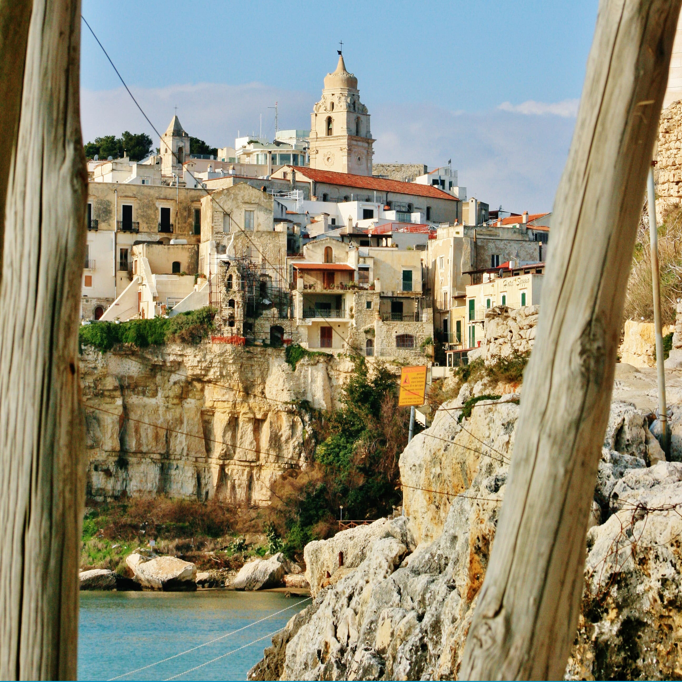 Veduta aerea di Vieste